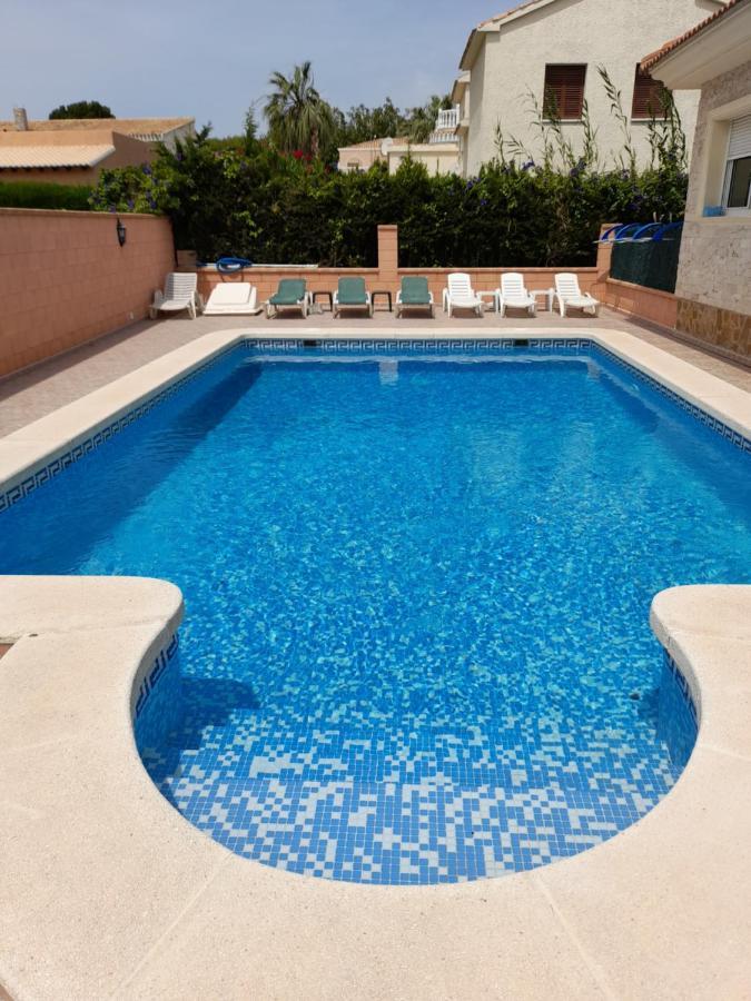 Chalet Muy Cerca De La Playa Con Piscina Privada Dehesa de Campoamor  ภายนอก รูปภาพ