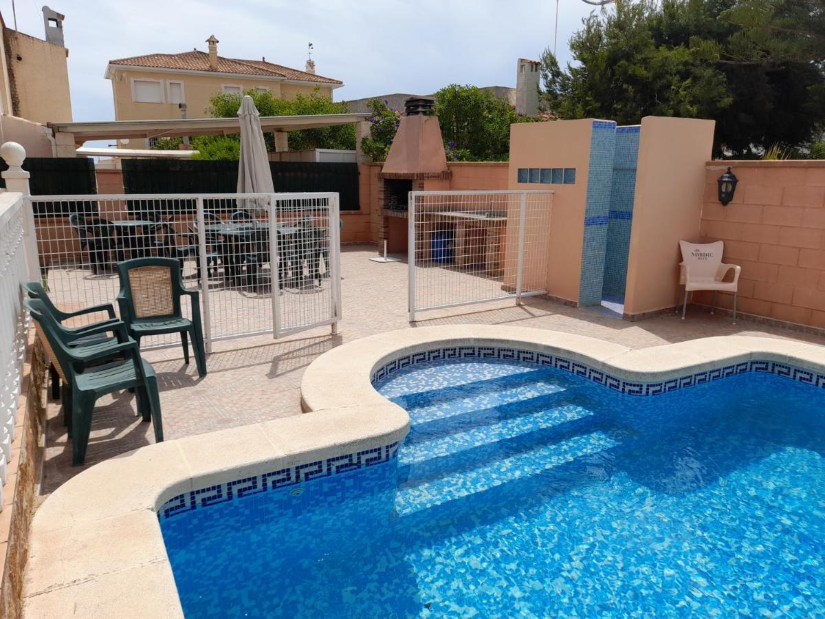 Chalet Muy Cerca De La Playa Con Piscina Privada Dehesa de Campoamor  ภายนอก รูปภาพ